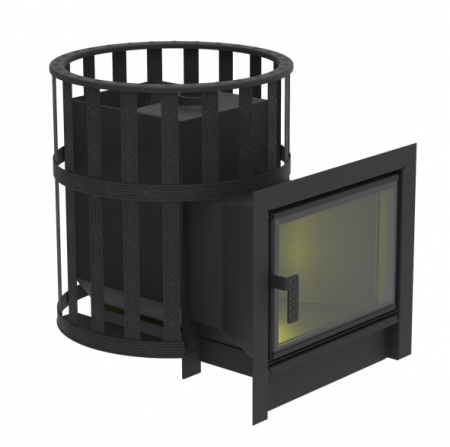 Печь для бани Флагман 15, сетка, 6-8 мм