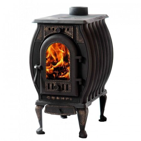 Чугунная  печь с плитой Сибирь 8  (НМК)