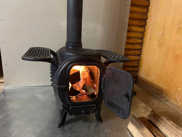 Печь чугунная отопительная "Тайга" PRO ПроМеталл